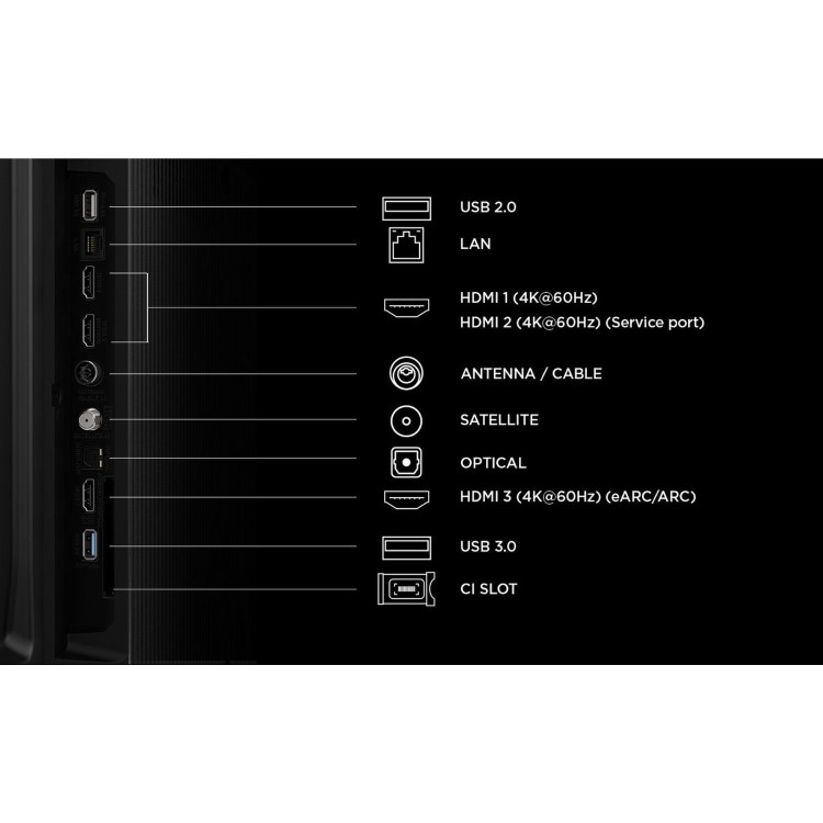 TCL 55P7L-UK 55 Inch QLED 4K Google TV – Dolby Vision Dolby Atmos & Game Master Gaming