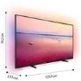 GRADE A2 - Philips 55PUS6704/12 55 Inch Smart 4K Ultra HD LED TV with 1 Year warranty