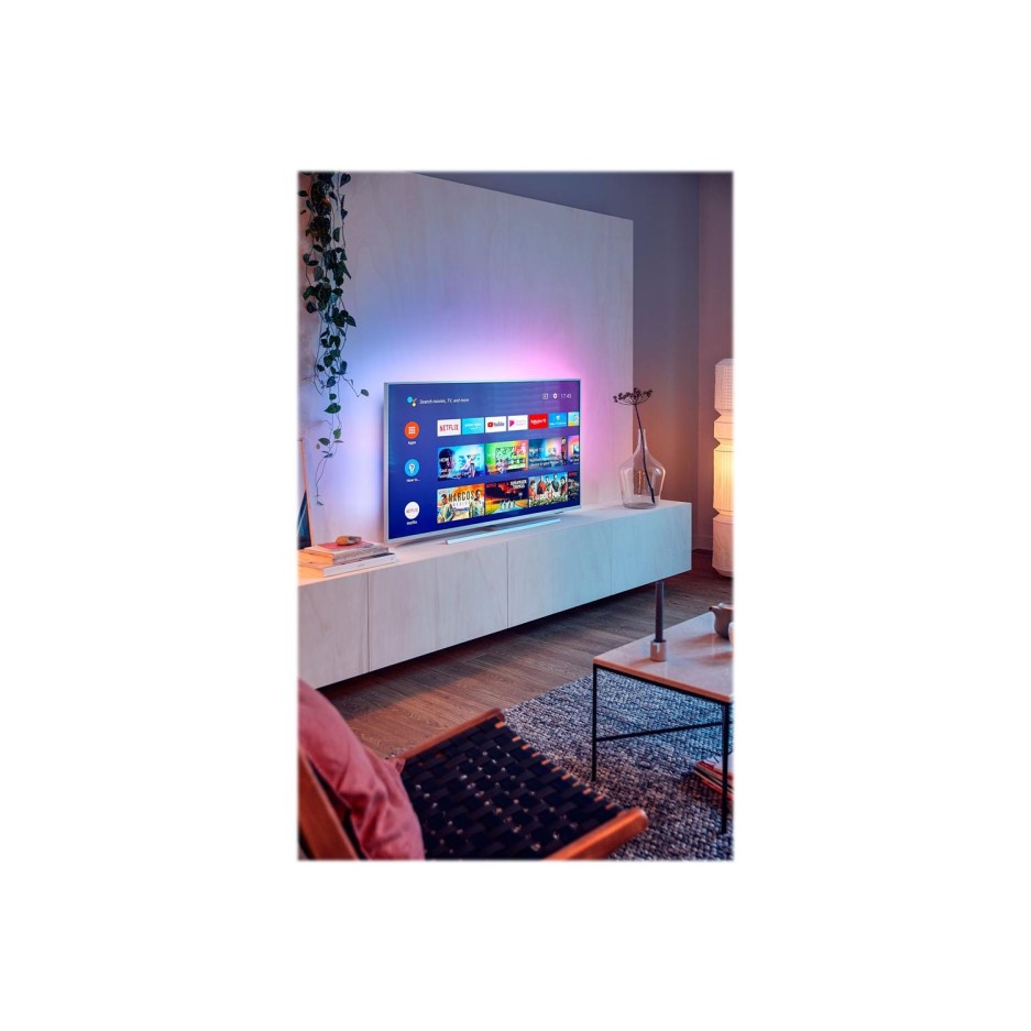 PHILIPS Ambilight 55PUS7334/12 55" Smart 4K Ultra HD HDR LED TV with ...