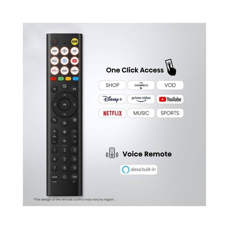 Hisense 55Q7STUK 55 Inch 4K QLED Smart TV – Ultra HD HDR Freely & Dolby Vision
