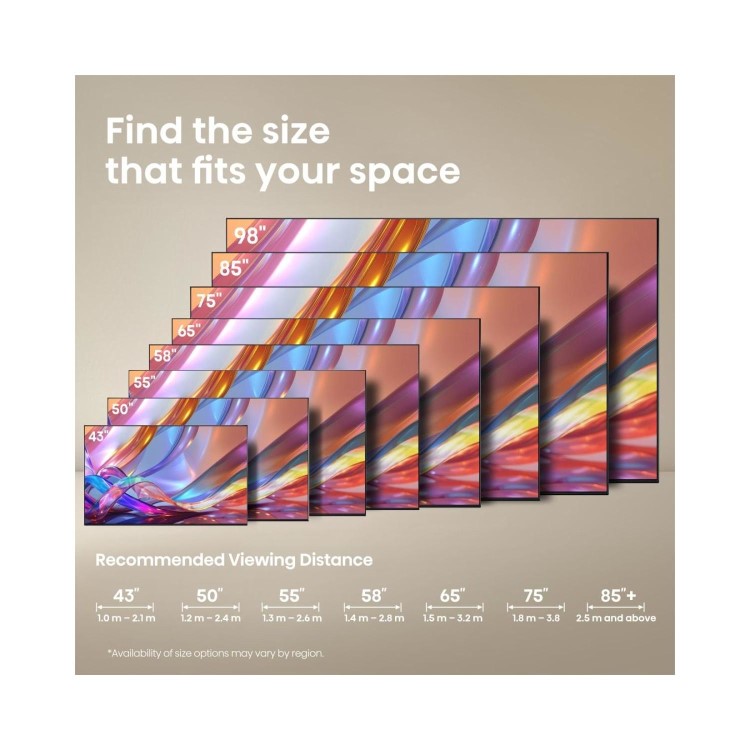 Hisense 55Q7STUK 55 Inch 4K QLED Smart TV – Ultra HD HDR Freely & Dolby Vision