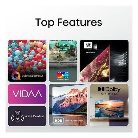 Hisense 65 inch U6 Mini LED 4K UHD Smart TV
