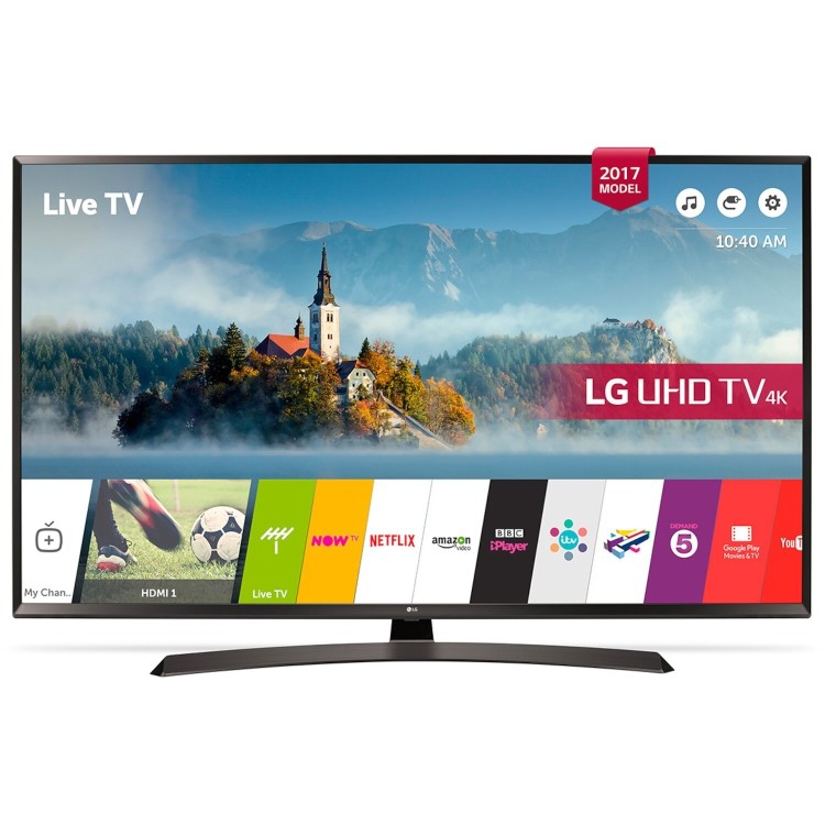 Refurbished LG 55" 4K Ultra HD with HDR10 LED Freeview Play Smart TV