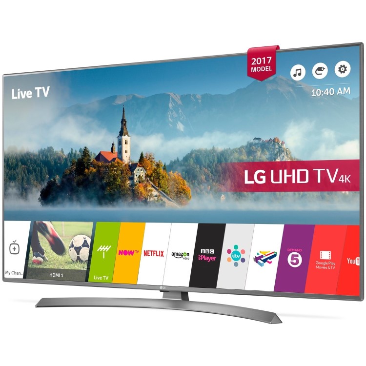 LG 65UJ670V 65" 4K Ultra HD HDR LED Smart TV with Freeview Play
