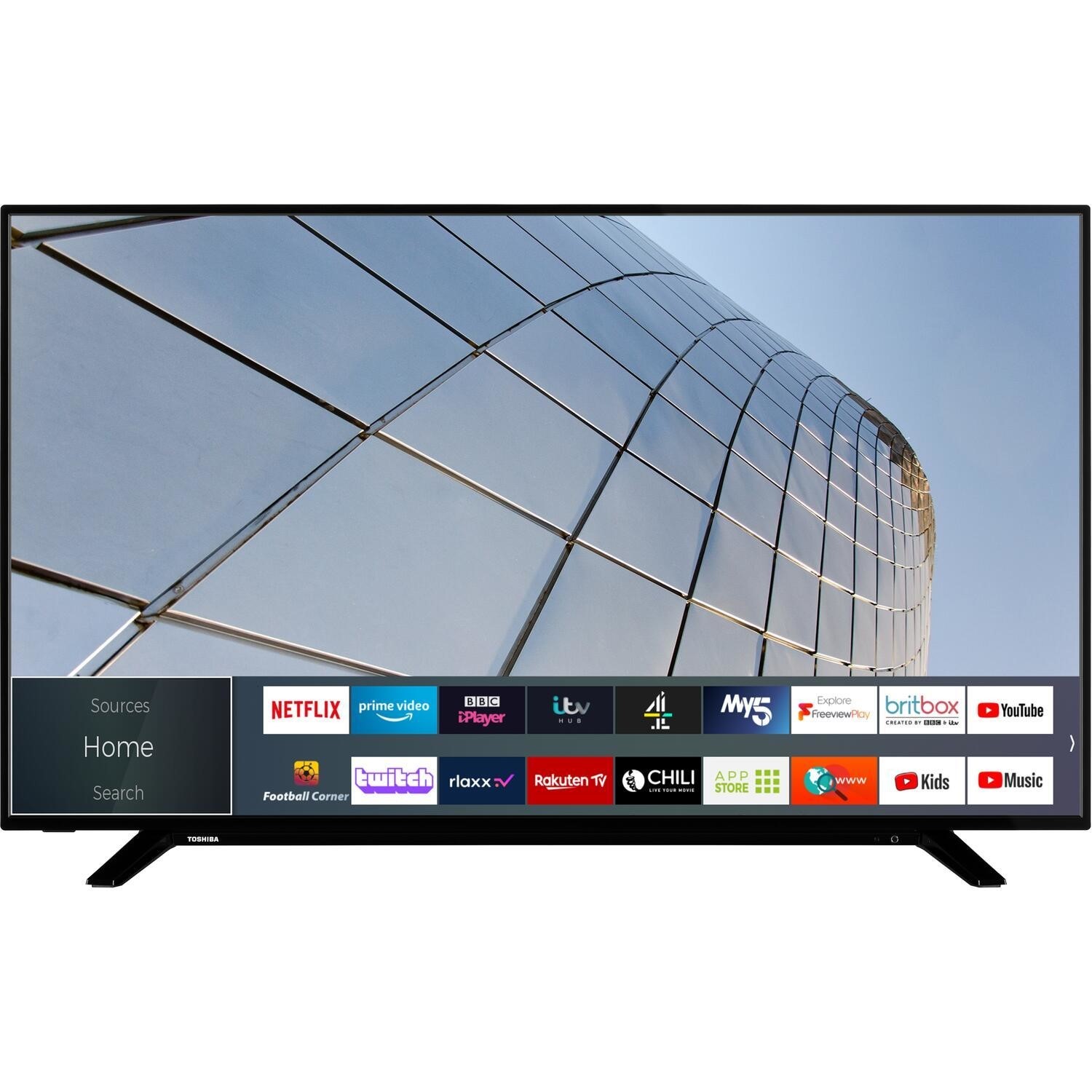 Toshiba UL21 55 Inch 4K HDR Freeview LED Smart TV