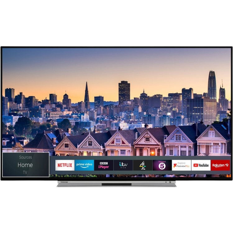 GRADE A3 - Toshiba 55UL5A63DB 55" 4K Ultra HD Smart LED TV with Freeview Play and Dolby Vision