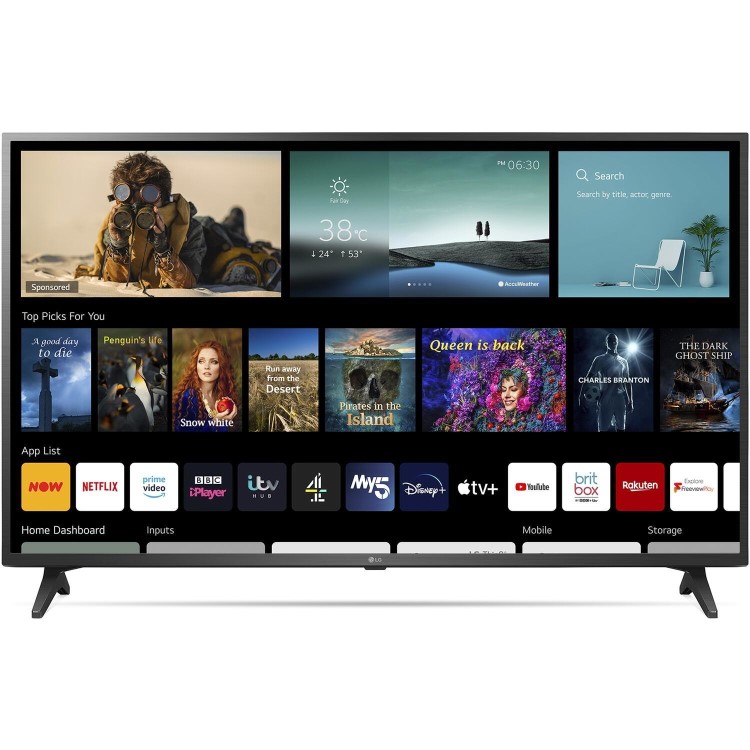 LG UP75 55 Inch LED 4K HDR Smart TV
