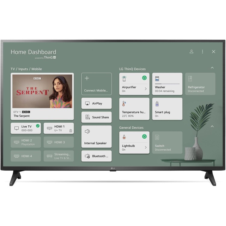 LG UP75 55 Inch LED 4K HDR Smart TV