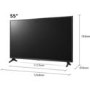 LG UP75 55 Inch LED 4K HDR Smart TV