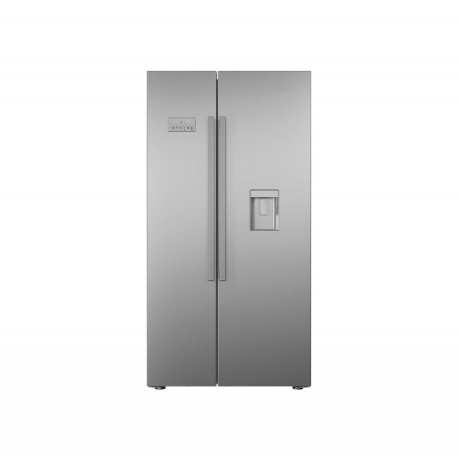 Beko ASD241S Silver American Fridge Freezer With Nonplumbed Water