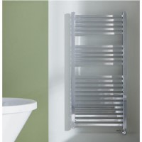 Square Chrome Electric Heated Towel Rail - 1200 x 600mm