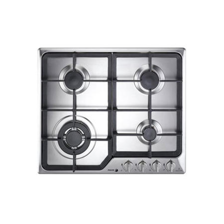 Fagor 5Fi-4GLSTX 60cm Wide 4 Burner Gas Hob with wok burner