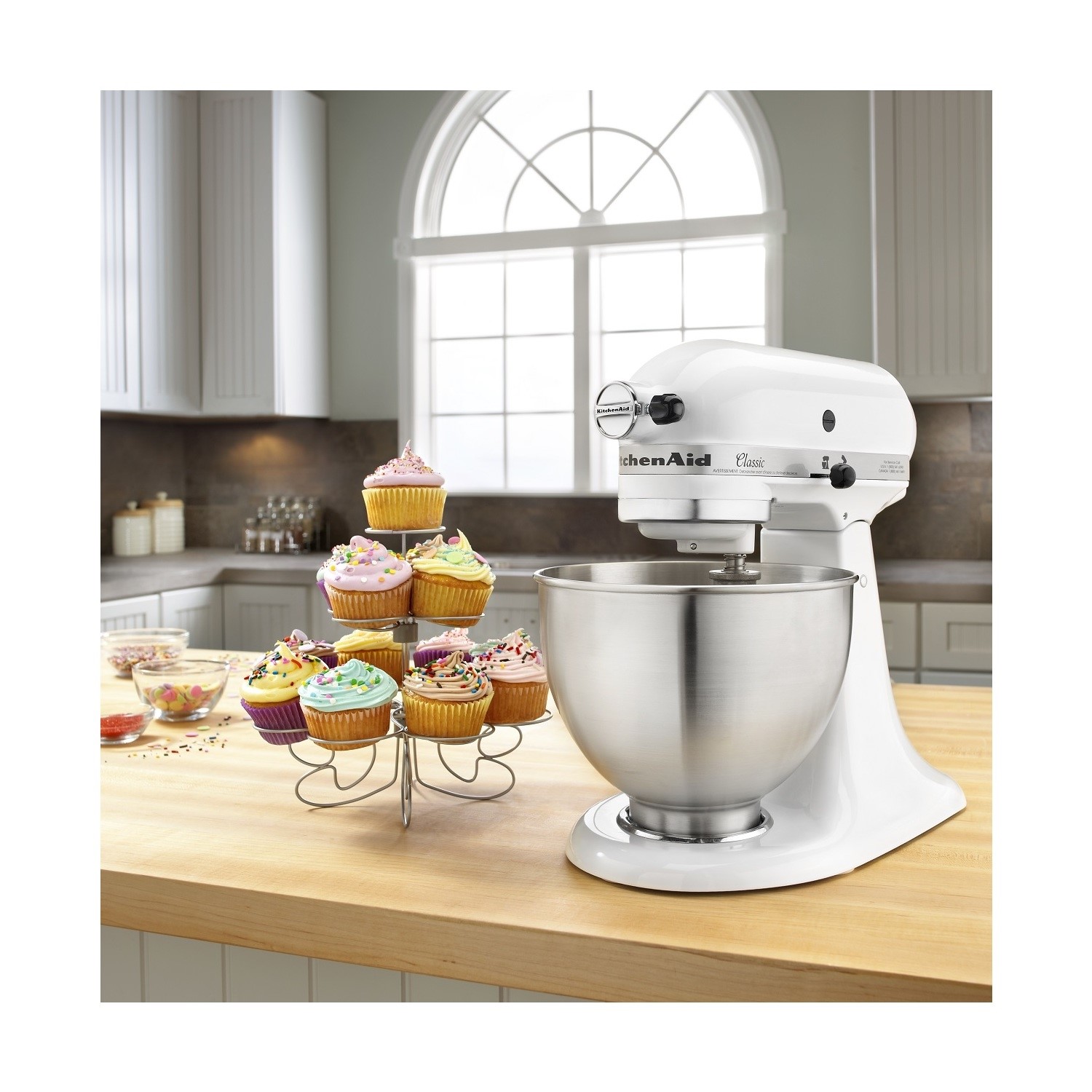 KitchenAid Classic 4.5qt Stand Mixer - White