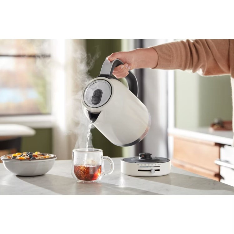KitchenAid 1.7L Variable Temperature Kettle - Porcelain White
