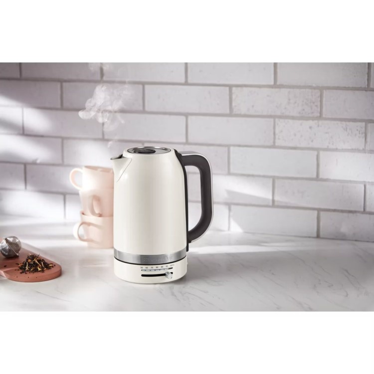 KitchenAid 1.7L Variable Temperature Kettle - Porcelain White