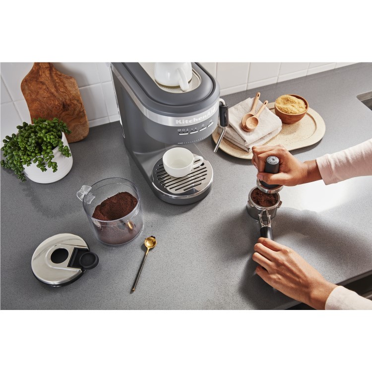 KitchenAid Semi Automatic Espresso Machine  - Charcoal Grey