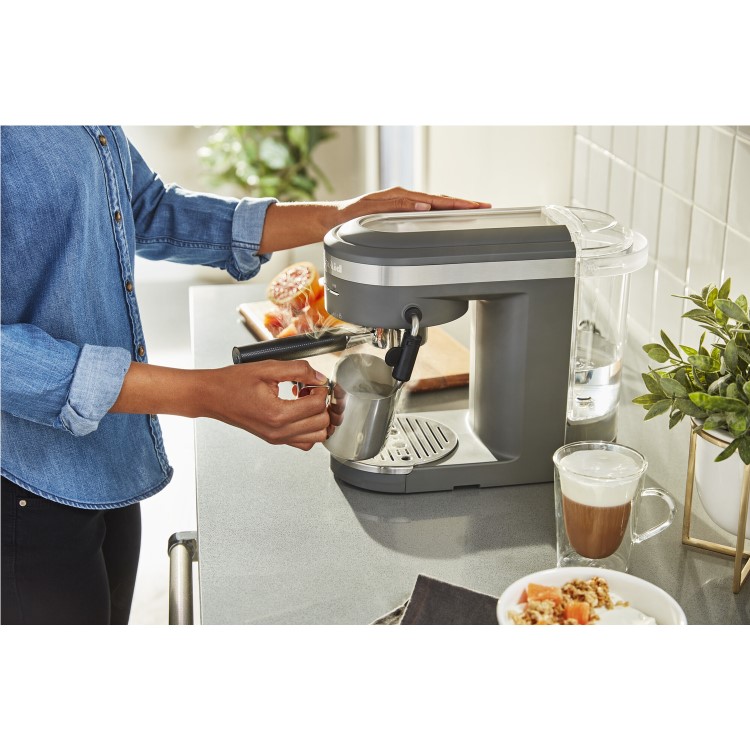 KitchenAid Semi Automatic Espresso Machine  - Charcoal Grey