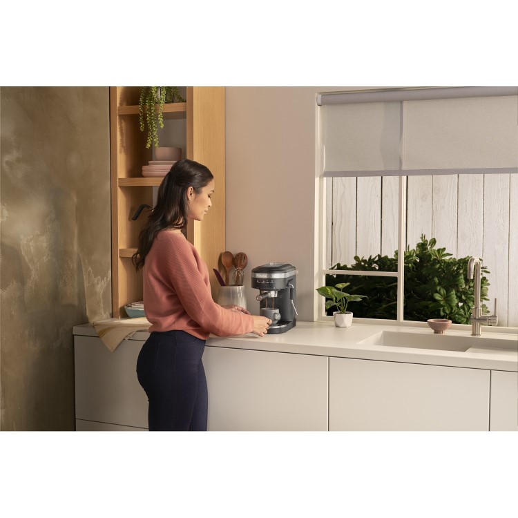 KitchenAid Semi Automatic Espresso Machine  - Charcoal Grey