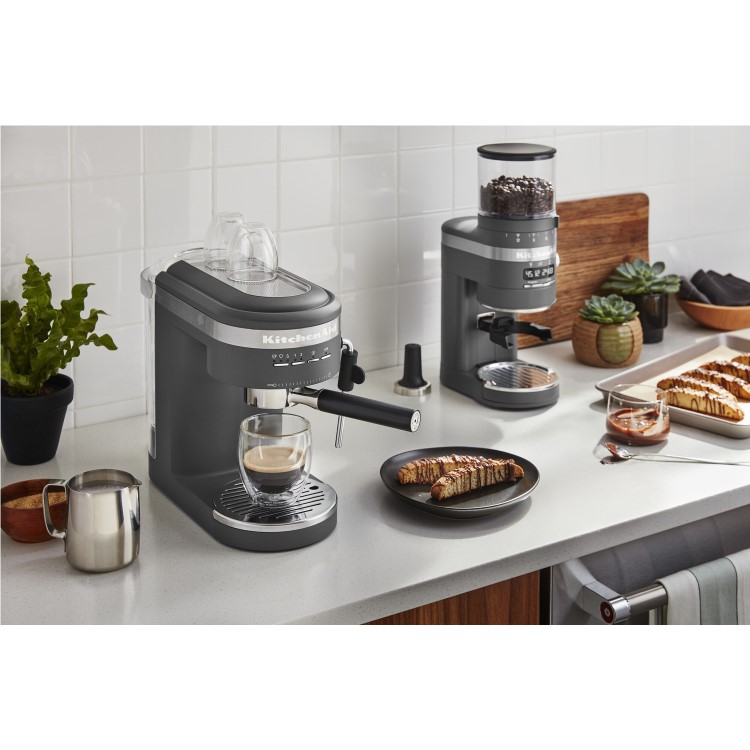 KitchenAid Semi Automatic Espresso Machine  - Charcoal Grey
