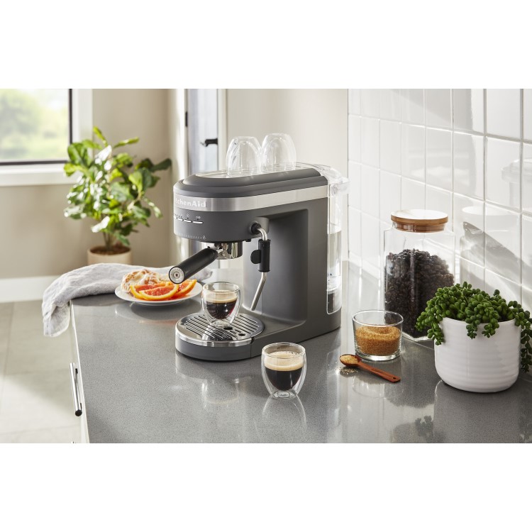 KitchenAid Semi Automatic Espresso Machine  - Charcoal Grey