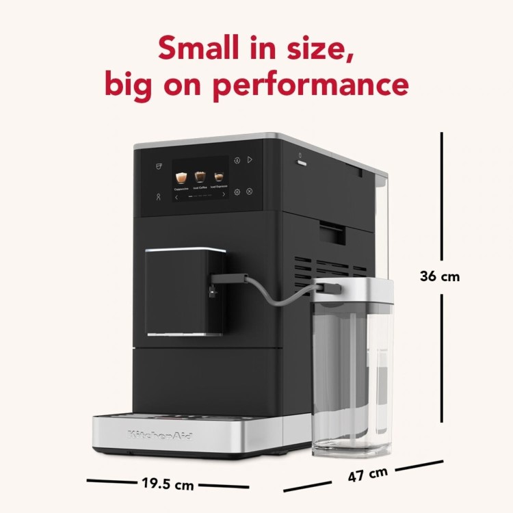 KitchenAid KF4 Fully Automatic Espresso Coffee Machine 5KES8454BBM - Matte Black