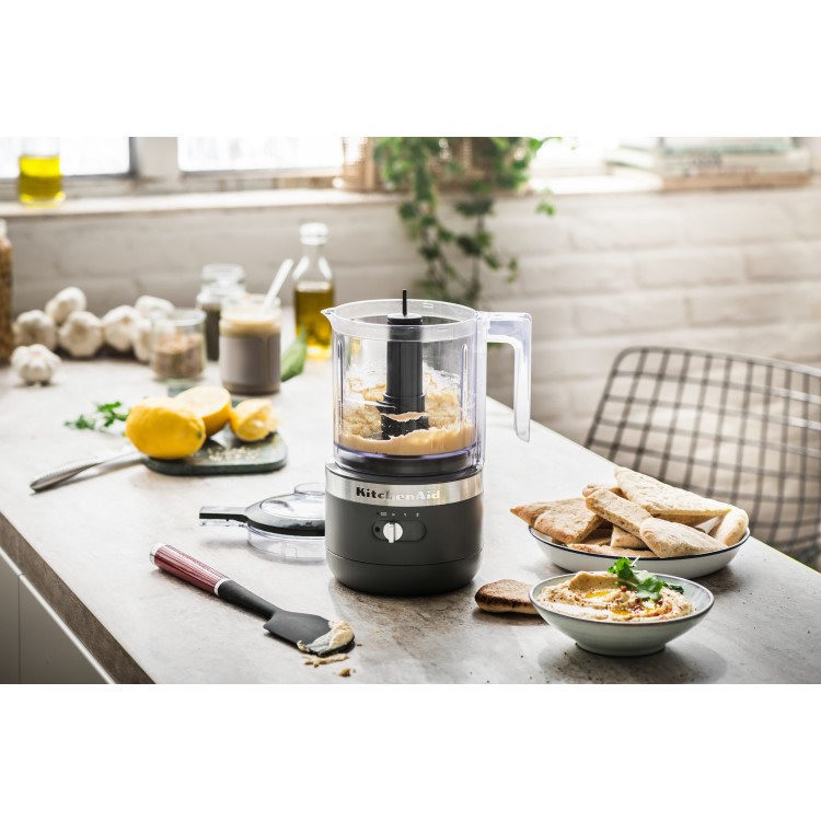 Refurbished KitchenAid 1.2L Cordless Mini Food Processor Charcoal Grey