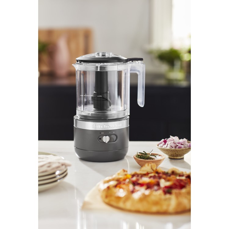 Refurbished KitchenAid 1.2L Cordless Mini Food Processor Charcoal Grey