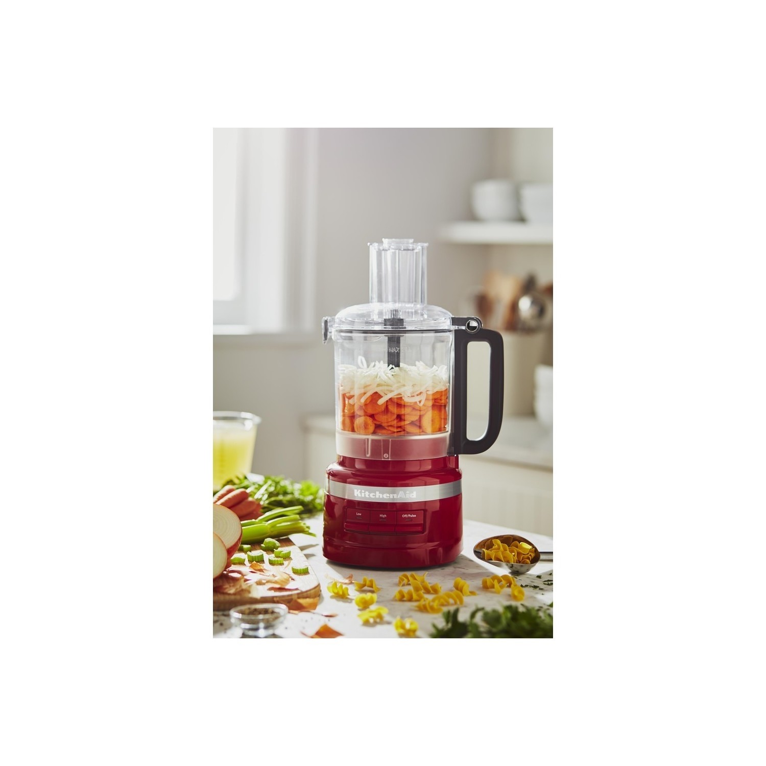 KitchenAid 2.1L Food Processor Empire Red 5KFP0919BER Appliances Direct