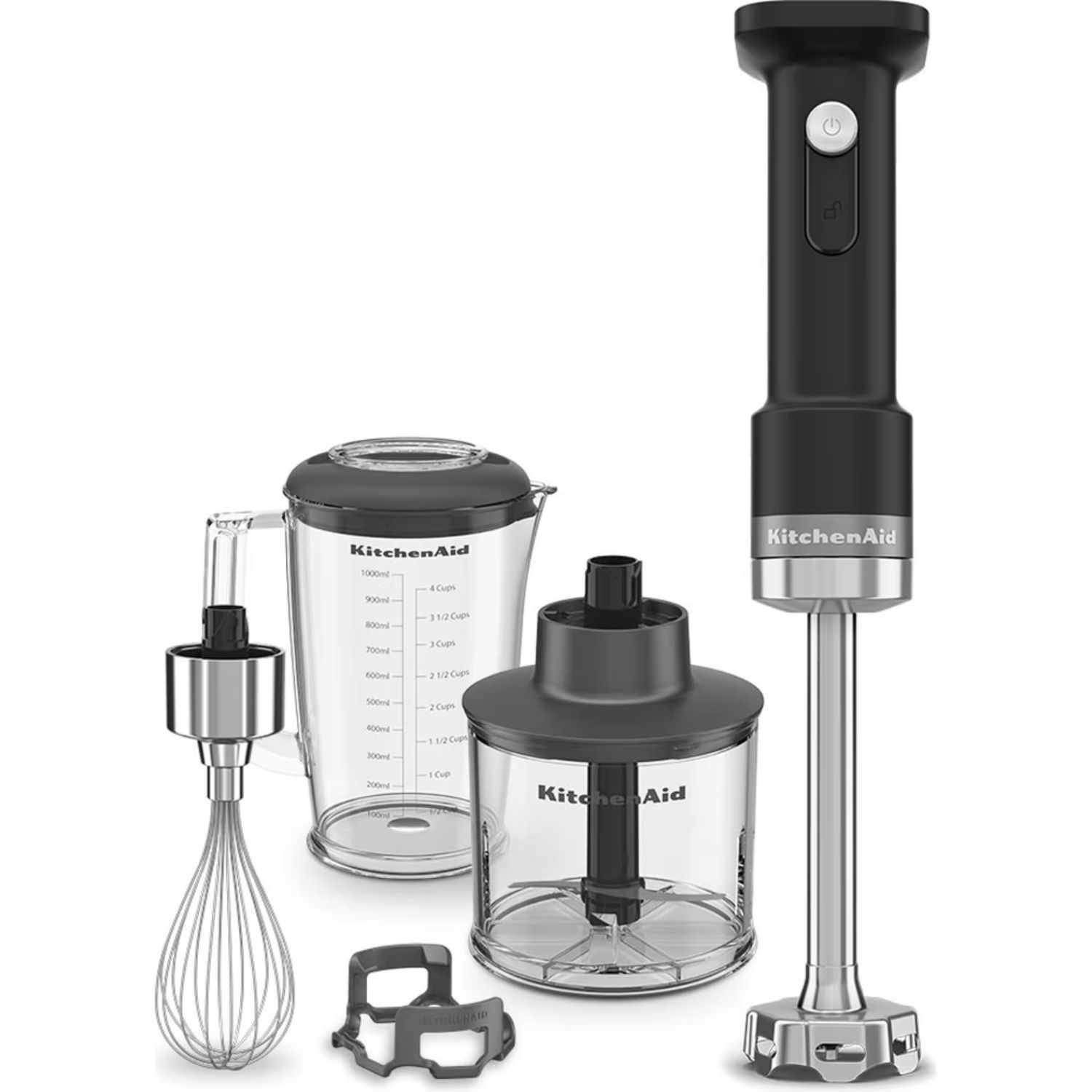 Kitchenaid Go Cordless Hand Blender & Accessories Without Battery 5KHBRV05BM