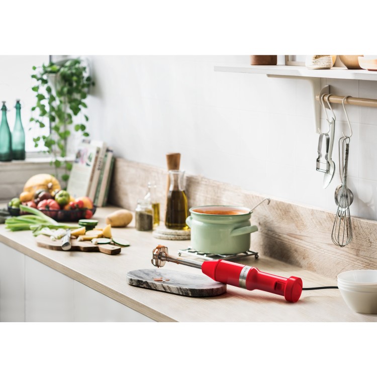 KitchenAid Hand Blender with Accessories - Empire Red