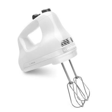 KitchenAid Classic 5 Speed Hand Mixer - White