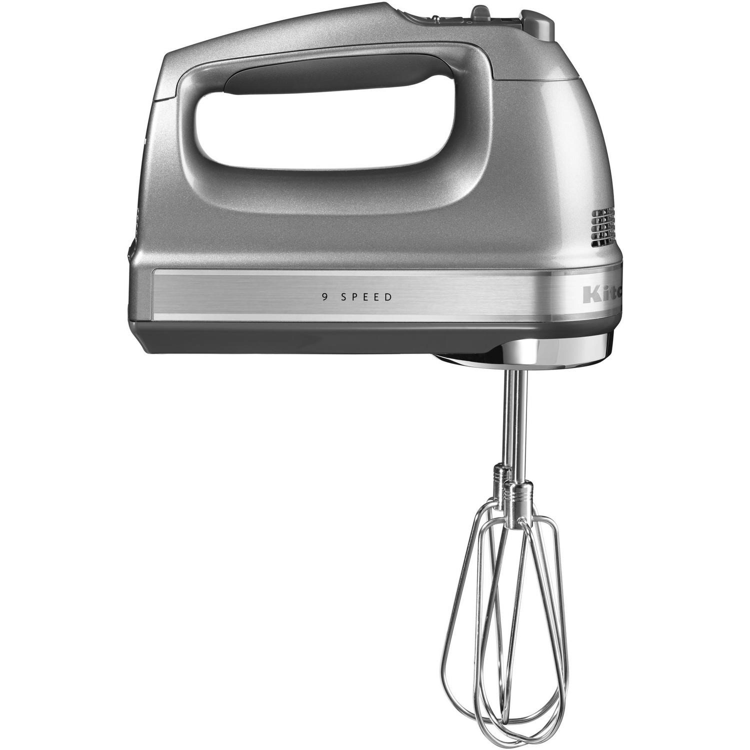 KitchenAid 9 Speed Hand Mixer - Contour Silver