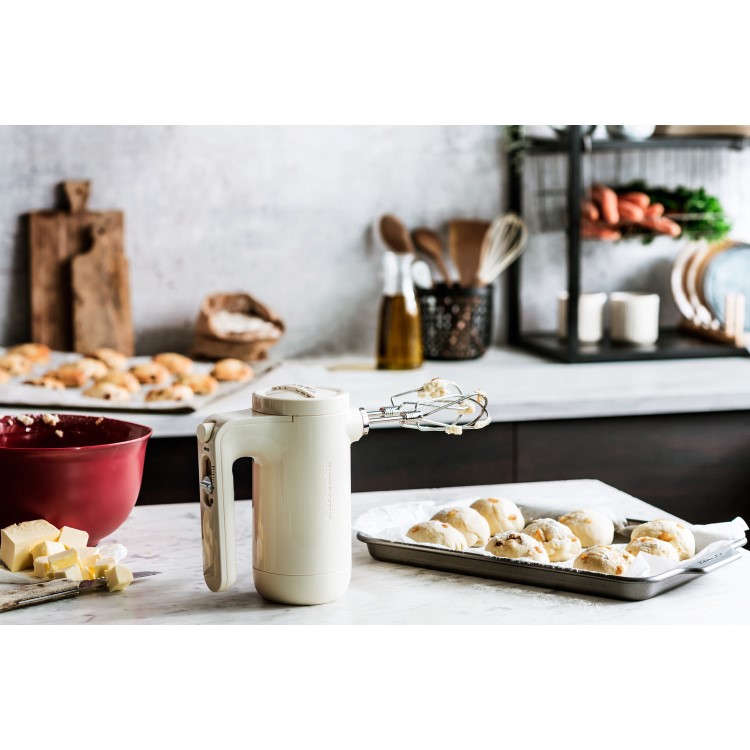 KitchenAid Cordless 7 Speed Hand Mixer - Almond Cream