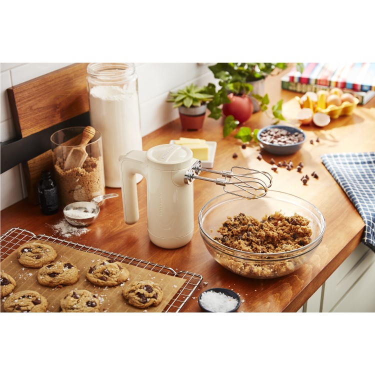 KitchenAid Cordless 7 Speed Hand Mixer - Almond Cream