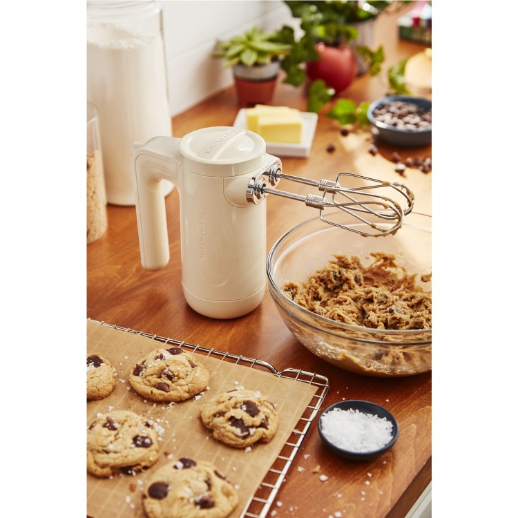 KitchenAid Cordless 7 Speed Hand Mixer - Almond Cream