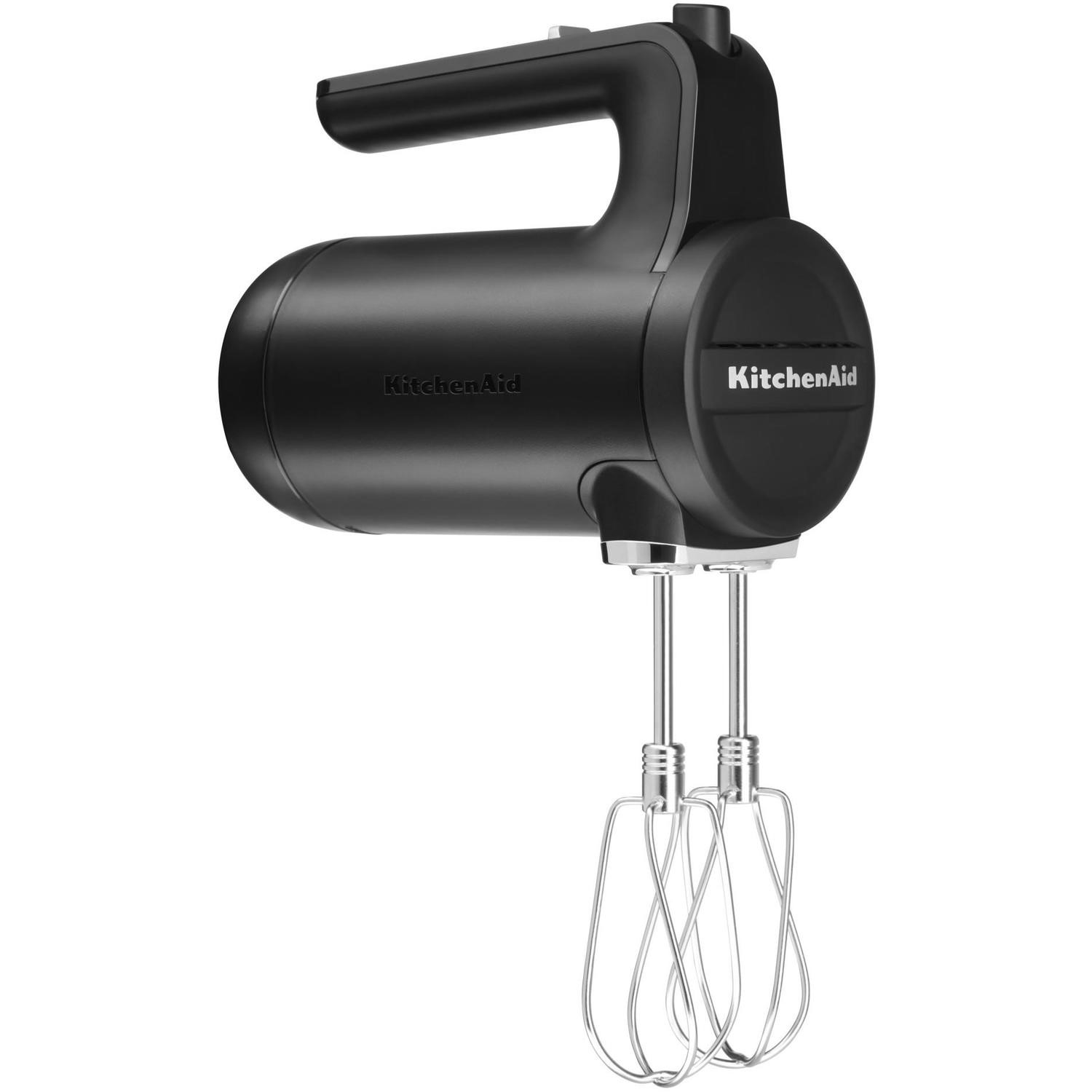 KitchenAid Cordless 7 Speed Hand Mixer - Matte Black