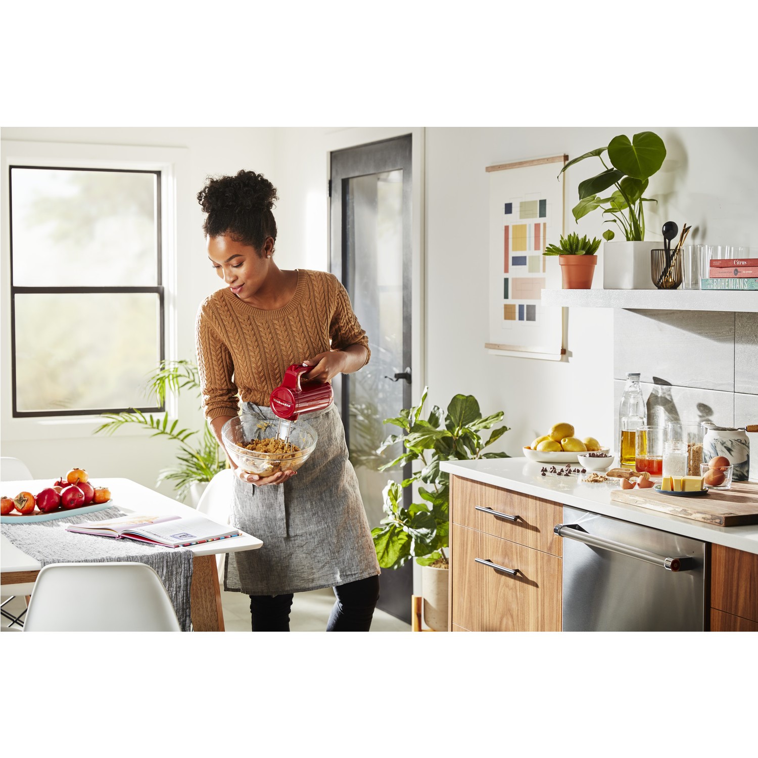 KitchenAid Cordless 7 Speed Hand Mixer Empire Red 5KHMB732BER