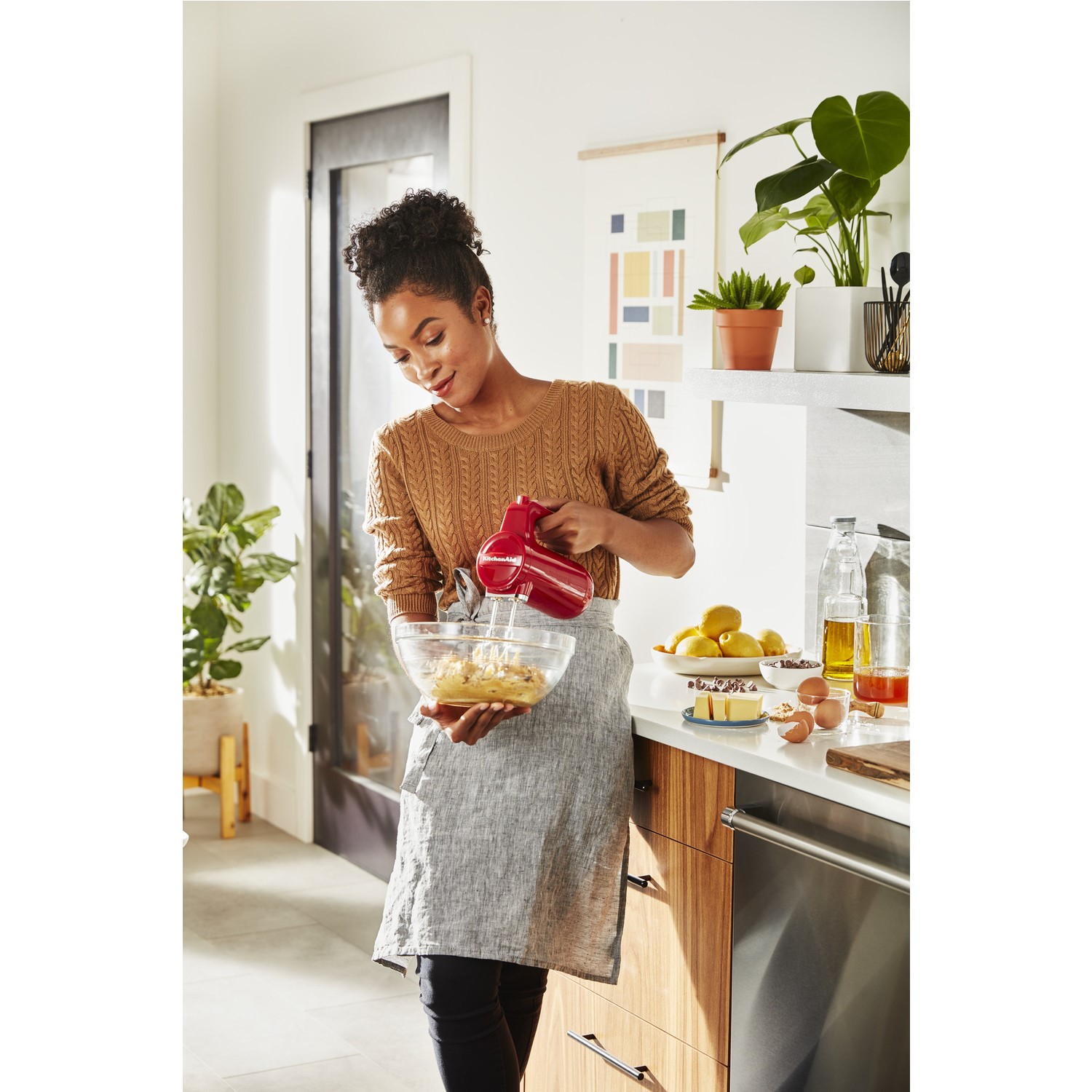 KitchenAid Cordless 7 Speed Hand Mixer Empire Red 5KHMB732BER