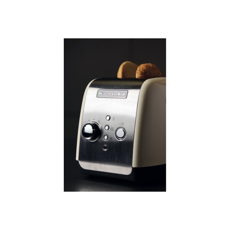 GRADE A1 - KitchenAid 5KMT221BAC 2 Slice Toaster - Almond Cream