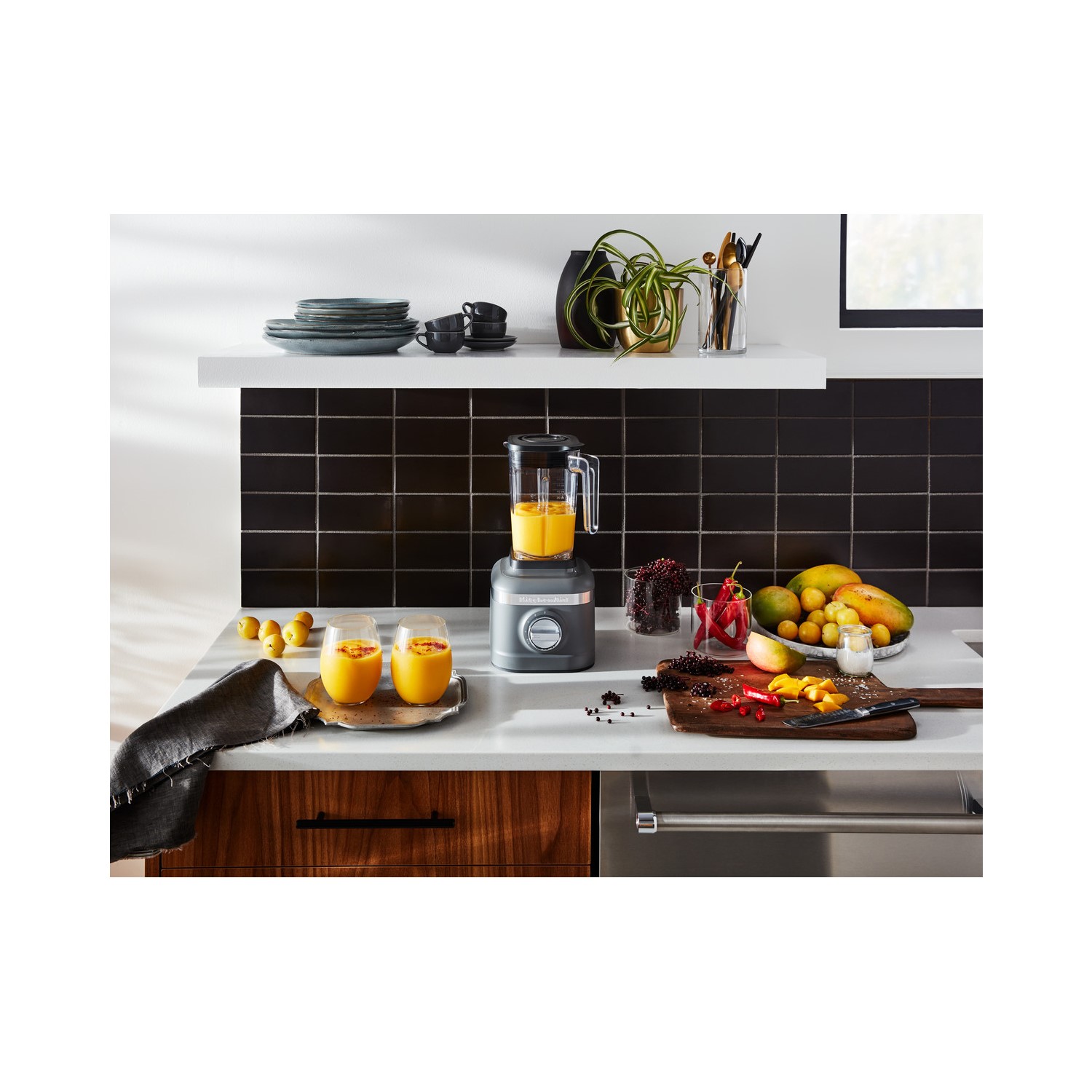 KitchenAid K150 1.4L Ice Crusher Blender Matte Grey 5KSB1325BDG Appliances Direct