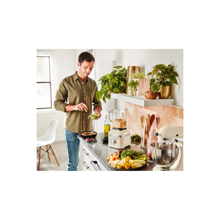 Refurbished KitchenAid Artisan 5KSB4026BAC 1.4L Glass Jar Blender Almond Cream