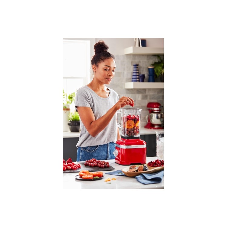 KitchenAid Artisan 1.4L Glass Jar Blender - Empire Red