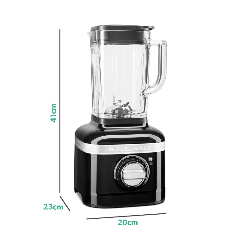 Refurbished KitchenAid Artisan 5KSB402OBER 1.4L Glass Jar Blender - Onyx Black