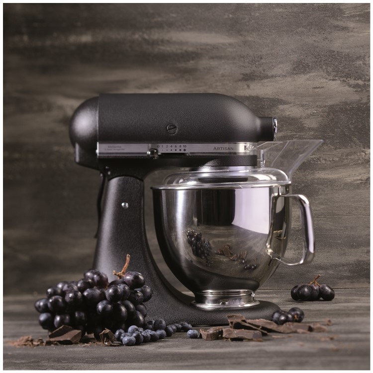 KitchenAid Artisan Stand Mixer with 4.8L Bowl in Cast Iron Black