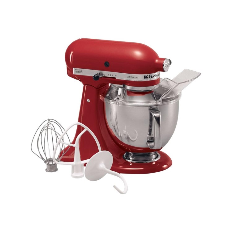 KitchenAid 5KSM150PSBCA 4.8L Artisan Stand Mixer - Candy Apple Red