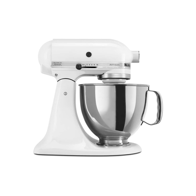 KitchenAid Artisan Stand Mixer with 4.8L Bowl in White