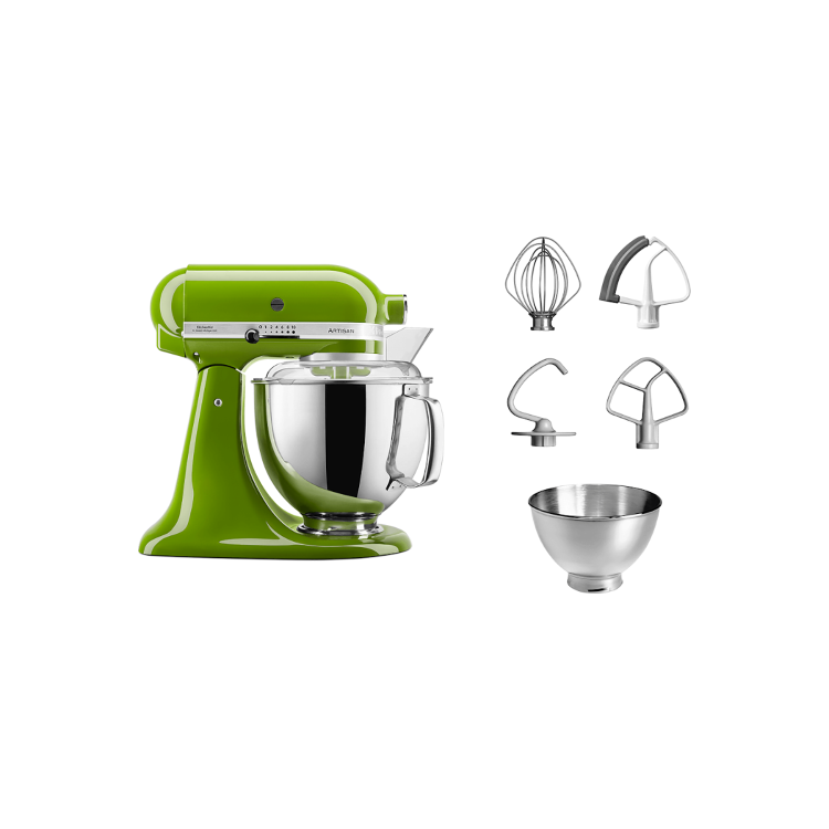 KitchenAid Artisan Stand Mixer with 4.8L & 3L Bowls in Matcha Green