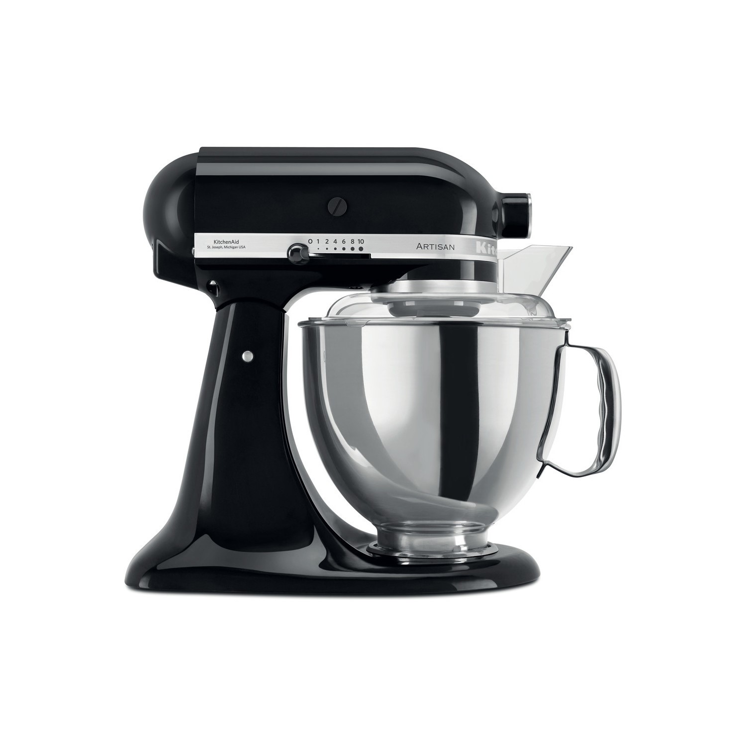 KitchenAid Artisan Stand Mixer with 4.8L & 3L Bowls in Onyx Black