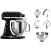 KitchenAid Artisan Stand Mixer with 4.8L &amp; 3L Bowls in Onyx Black