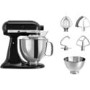 Refurbished KitchenAid 5KSM175PSBOB Artisan 4.8L Stand Mixer - Onyx Black